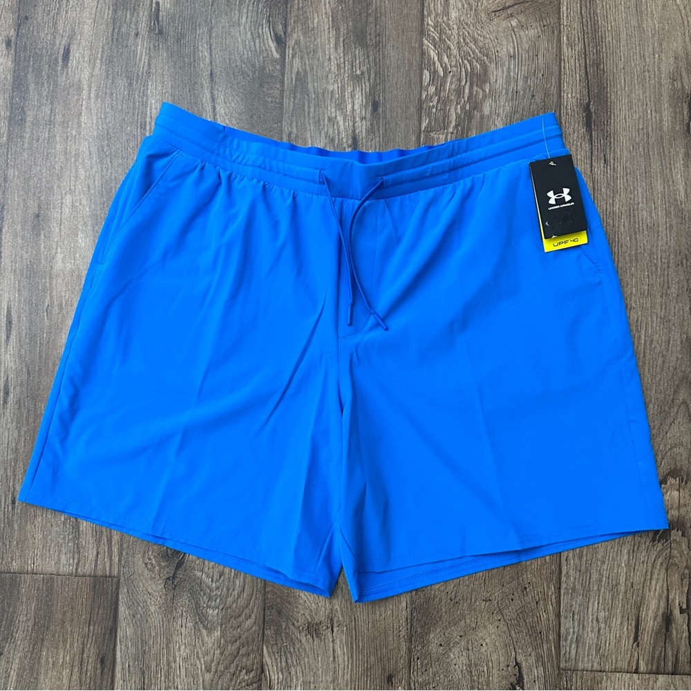 Under Armour Mantra Loose Hybrid Shorts Men’s Size XXL Blue